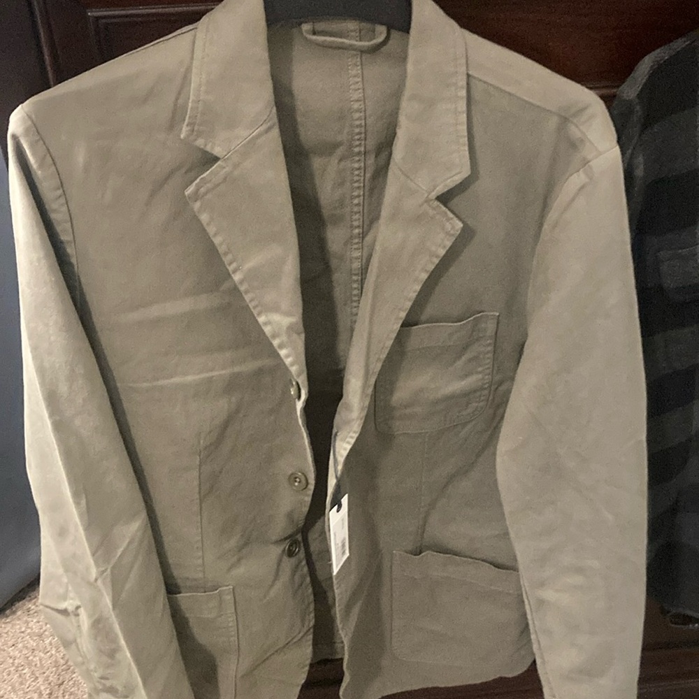 Taylor stitch foundation sport coat muted olive size 40 med